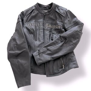 Harley-Davidson Black Leather Jacket for Men/Woman